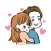 Couple Life Love Stickers