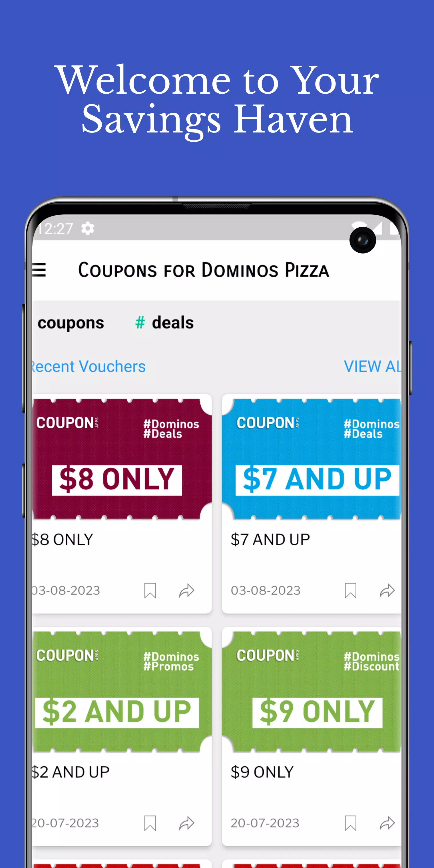 Coupons for Dominos Screenshots