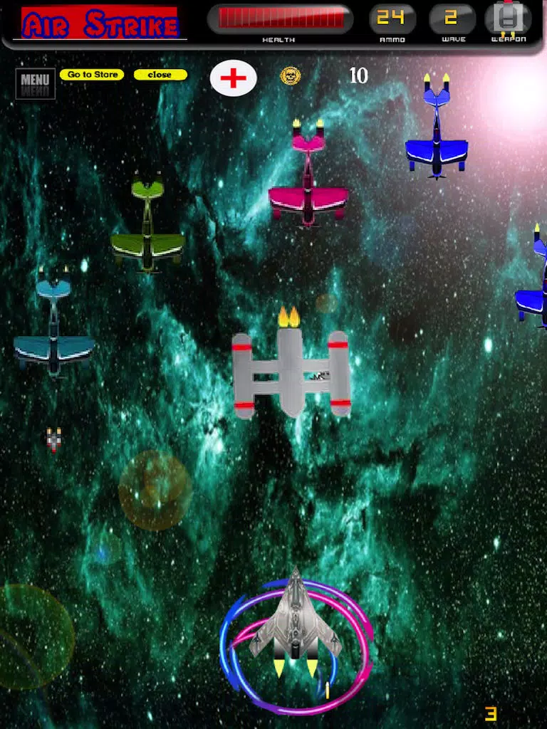Air Strike - The Legend of the Soldier iPad  Screenshots