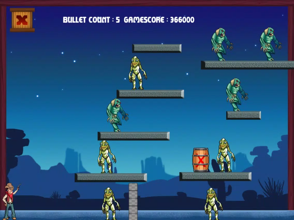 Cowboy Shooter -HD iPad  Screenshots