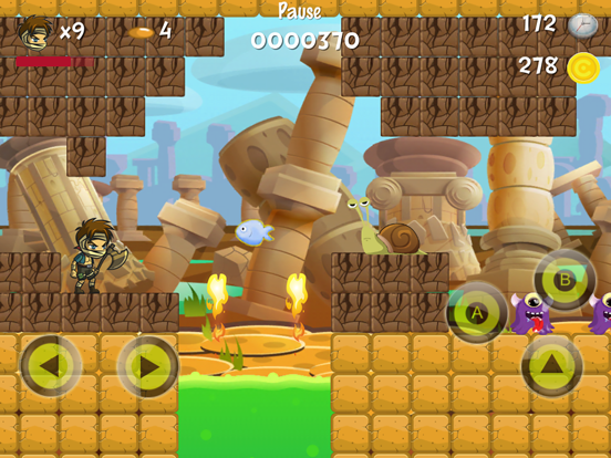 Bob Ben Run - Super Jungle Adventure Games iPad Screenshots