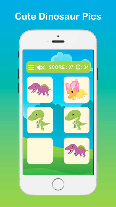 Dino Kids Matching - Dinosaur Memory Games Free For Kids HD Screenshots