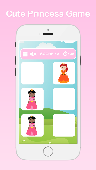 Princess Matching Games for Kids - Match Up 2 Beautiful Princess Cards Screenshots