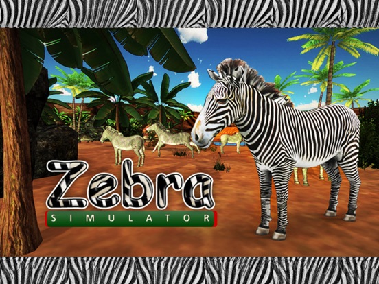 Zebra Simulator & Animal Wildlife Game iPad Screenshots