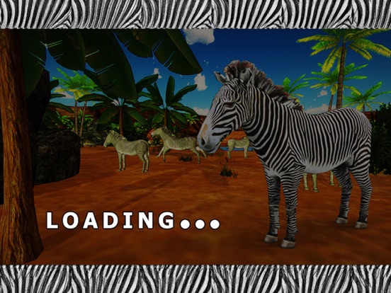 Zebra Simulator & Animal Wildlife Game iPad Screenshots