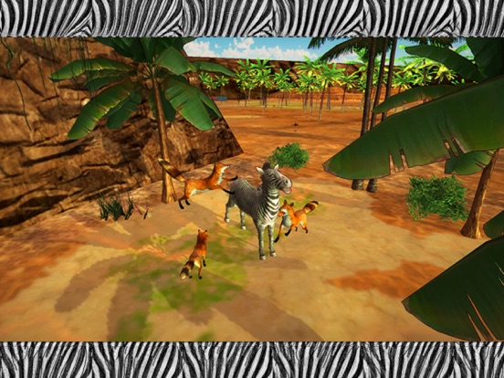 Zebra Simulator & Animal Wildlife Game iPad Screenshots