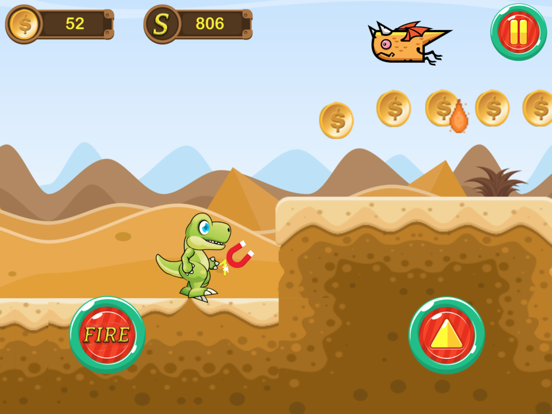 Скриншоты Desert Land Dragon Runner Dash iPad 