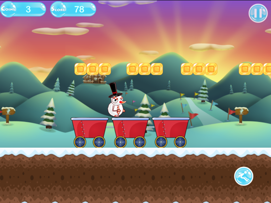 Island Snowman Runner iPad  Screenshots