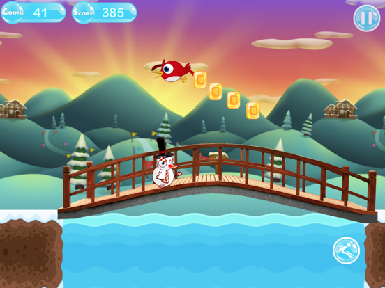 Island Snowman Runner iPad  Screenshots