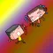 Cube Man stickers