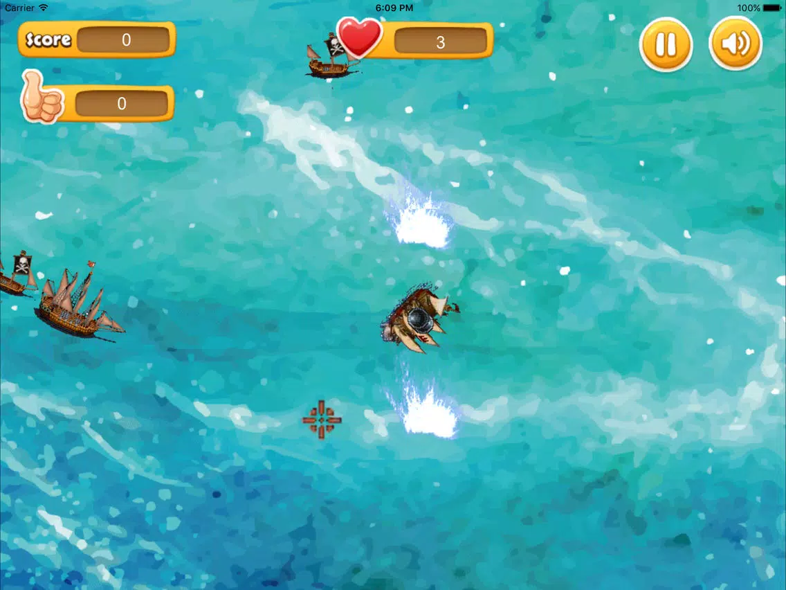 Captures d'écran de Sea Battle Defeat Game iPad 