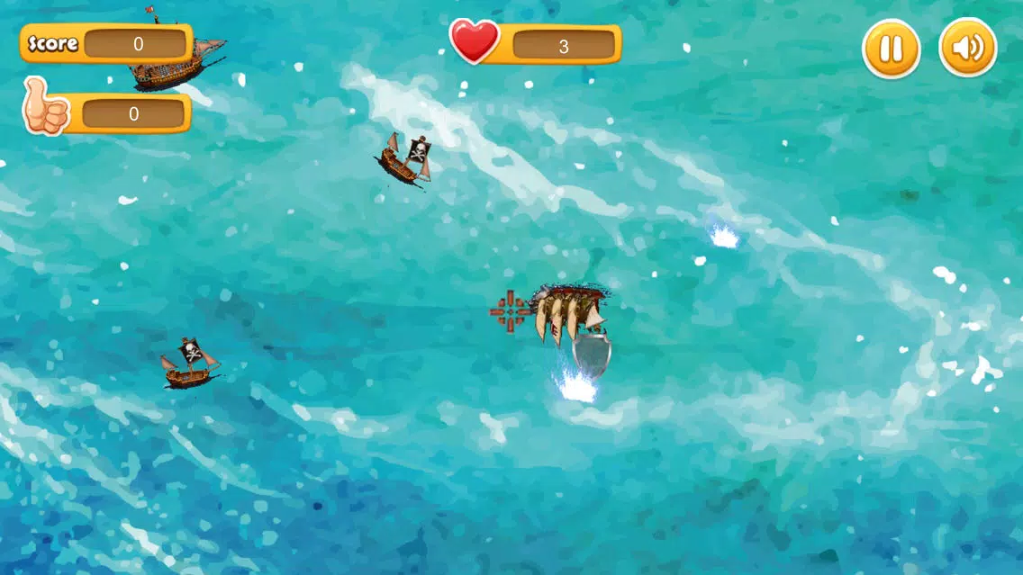 Captures d'écran de Sea Battle Defeat Game