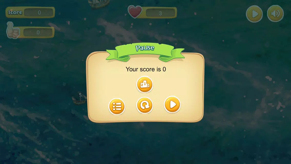 Captures d'écran de Sea Battle Defeat Game