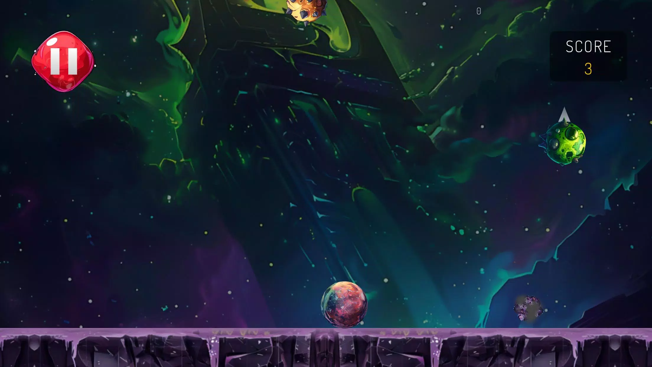 Crater escape سکرین شاٹس
