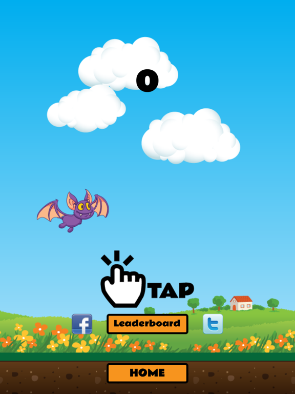 Flappy Fruit Bat Game iPad  Ekran Görüntüleri
