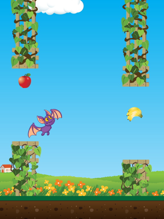 Flappy Fruit Bat Game iPad  Ekran Görüntüleri