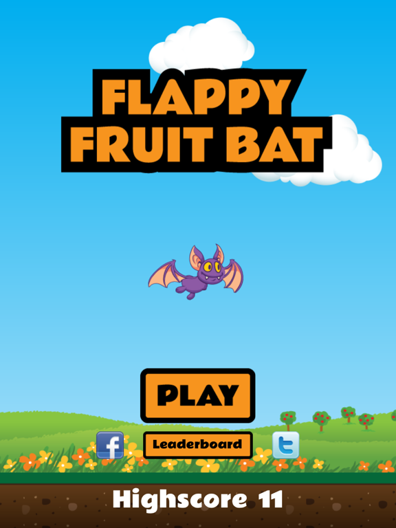 Flappy Fruit Bat Game iPad  Ekran Görüntüleri