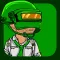 Green men's Battle Royale