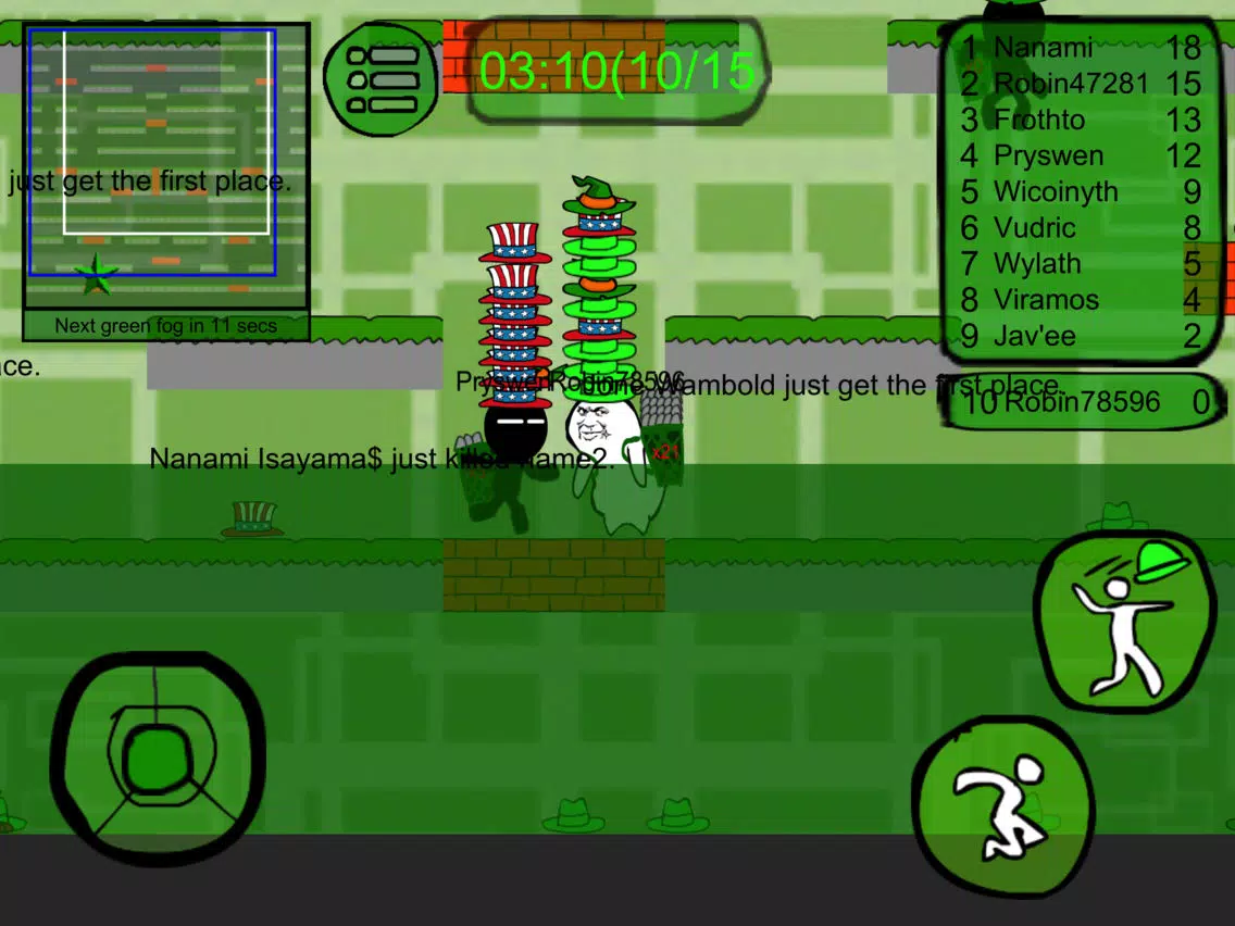 Green men's Battle Royale iPad  Screenshots