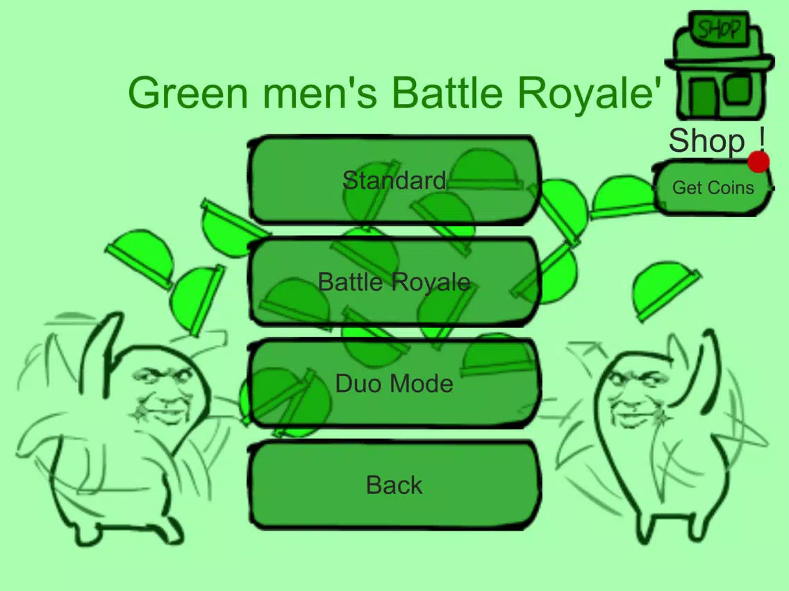 Green men's Battle Royale iPad  Screenshots