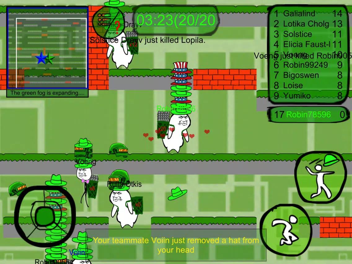 Green men's Battle Royale iPad  Screenshots