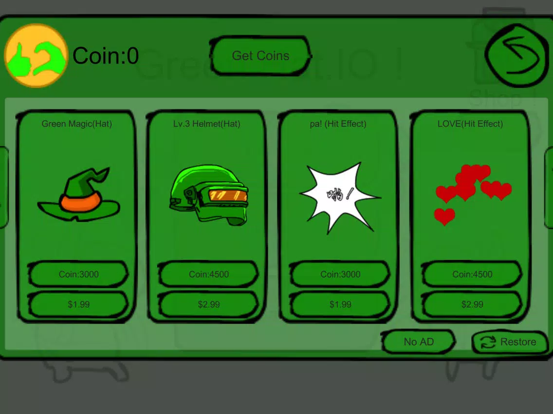 Green men's Battle Royale iPad  Screenshots
