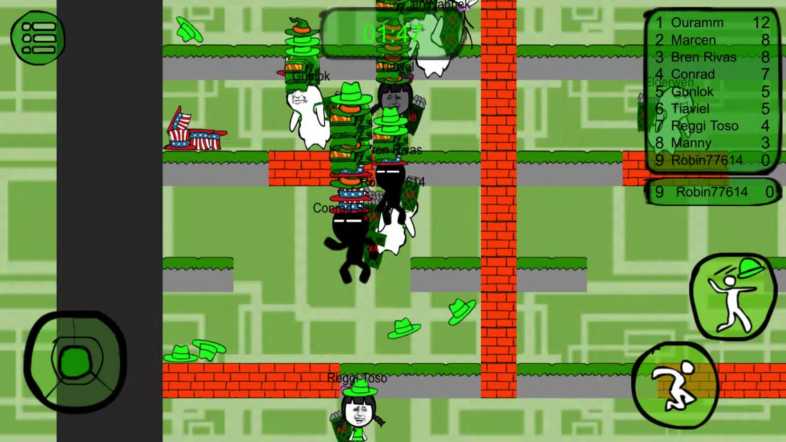 Green men's Battle Royale Screenshots