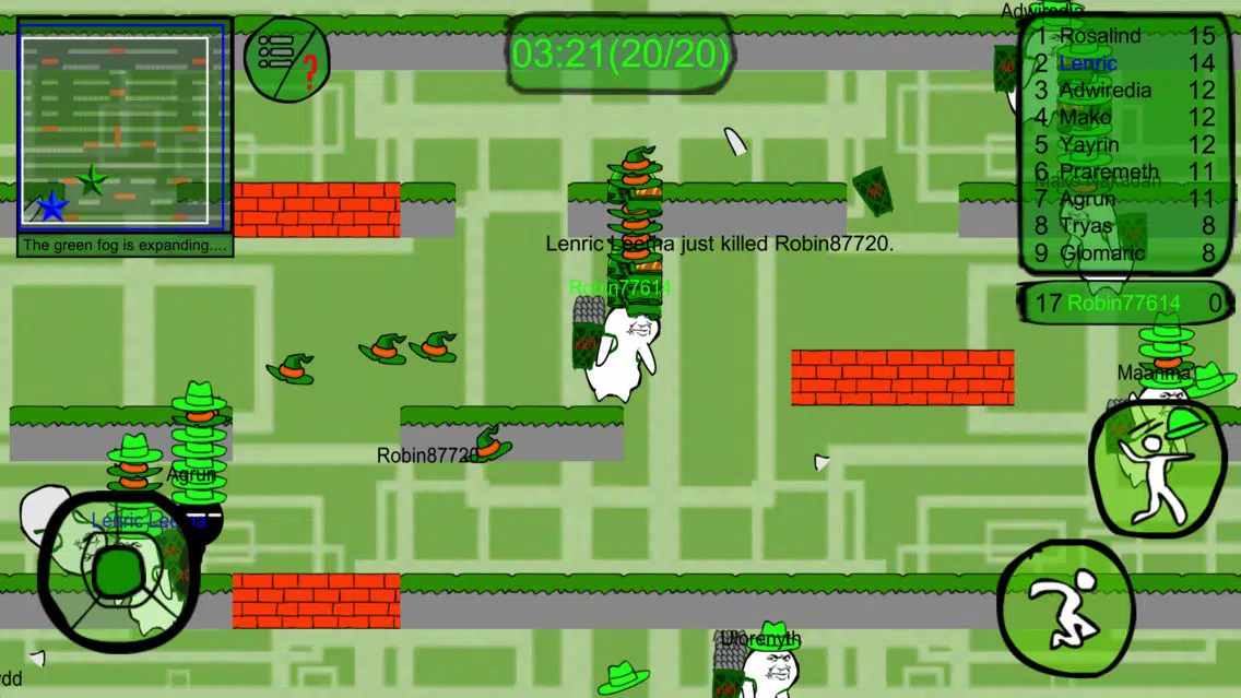 Green men's Battle Royale Screenshots