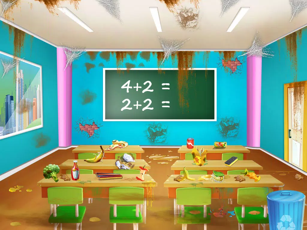 School Cleanup - Cleaning Game Screenshots