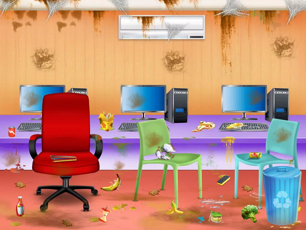School Cleanup - Cleaning Game Screenshots