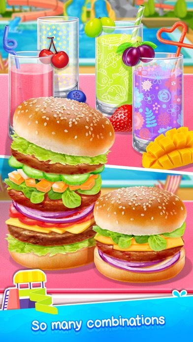 صور Hamburger & Icy Juice