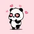 Crazy Panda Sticker- WASticker