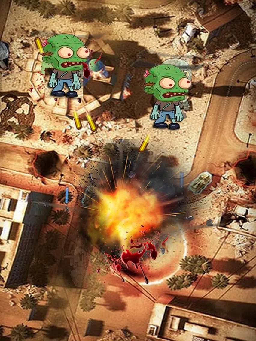 Captures d'écran de Crazy Zombies: Dead - Zone iPad 