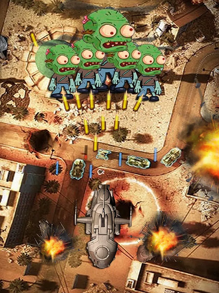Captures d'écran de Crazy Zombies: Dead - Zone iPad 