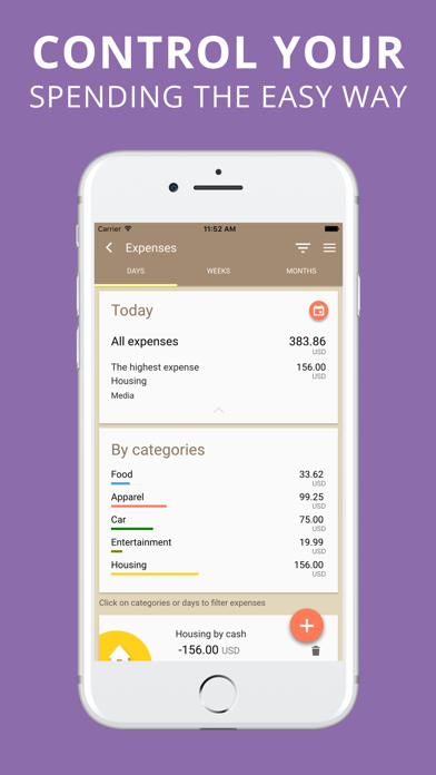 Expenses Tracker & Manager Screenshots