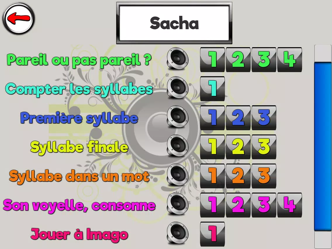 Phonologie - Exercices iPad Screenshots