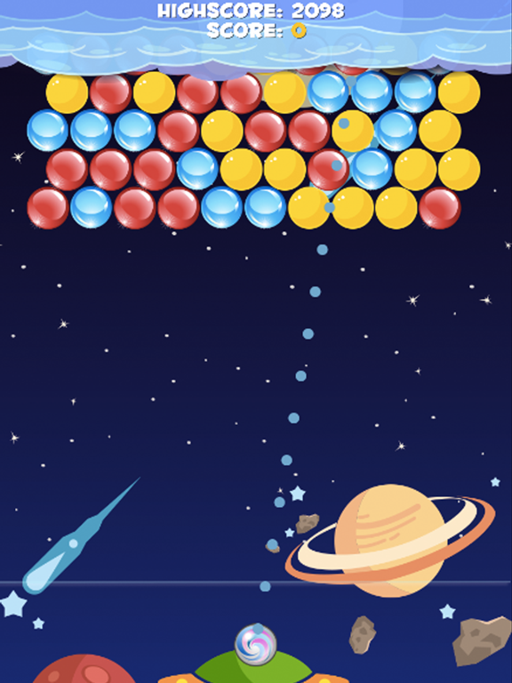 Bubble Cloud Planet Mania - Popping Shooter Puzzle Free Game iPad Screenshots