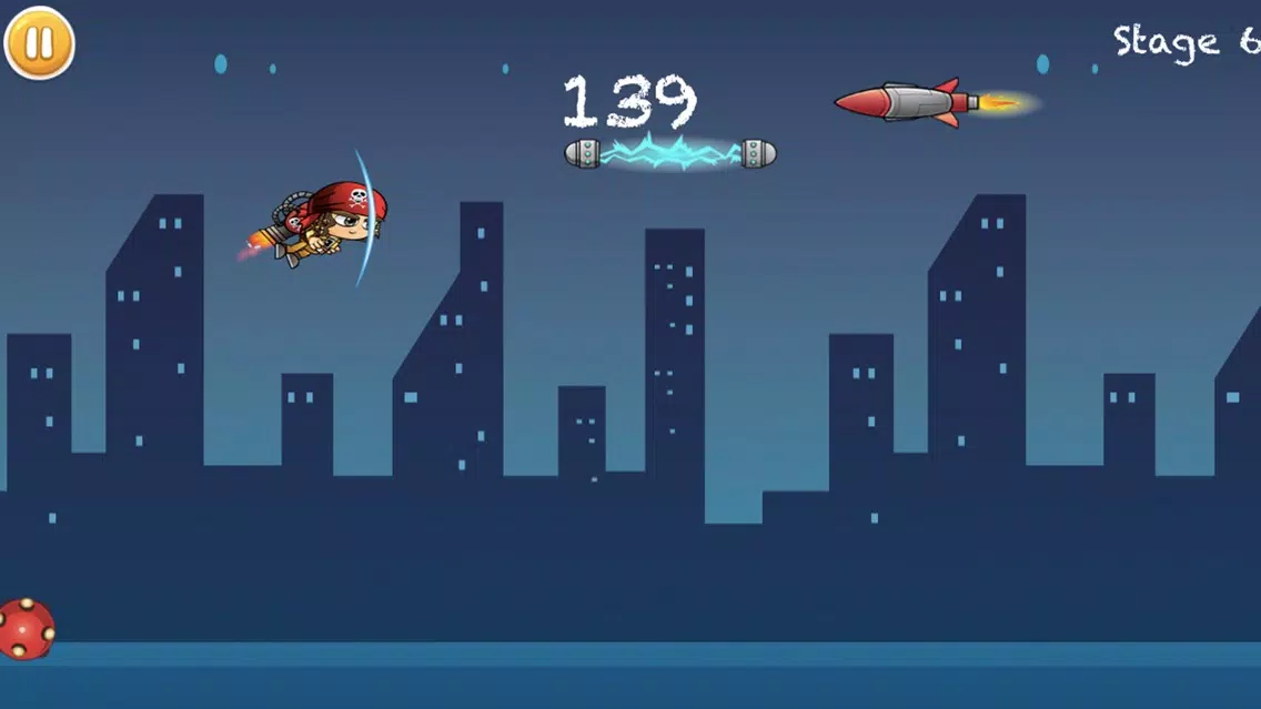 JetPack Pirate - Flying in The Treasure Island Game Screenshots