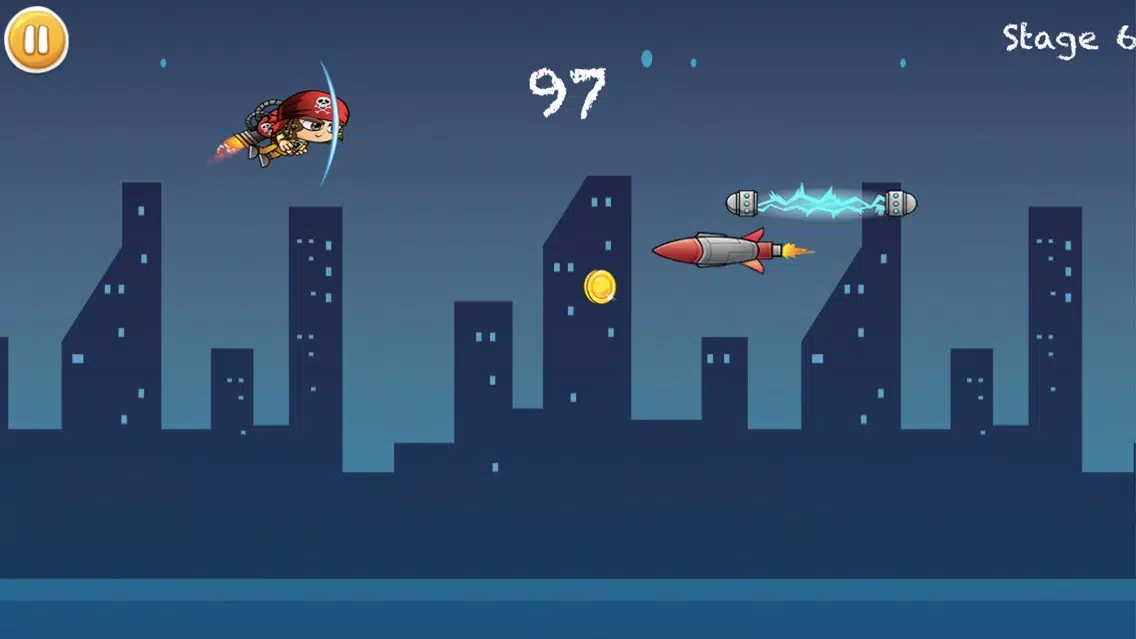 JetPack Pirate - Flying in The Treasure Island Game Screenshots