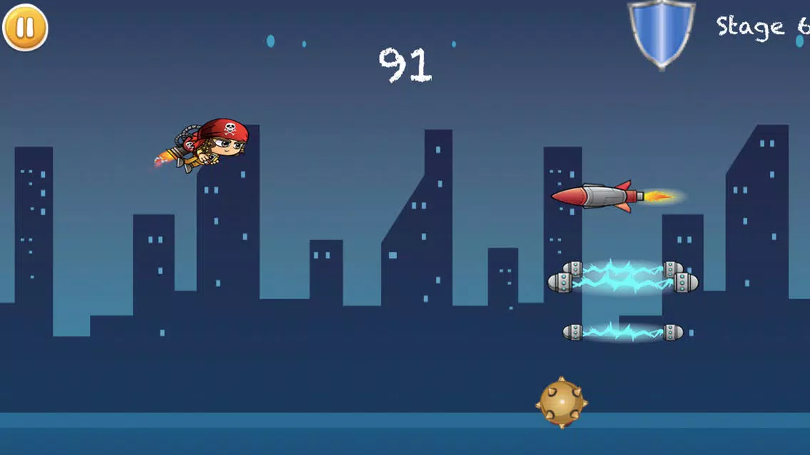 JetPack Pirate - Flying in The Treasure Island Game Screenshots