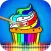 Coloring pages for Food - Ice Cream & Bakery Chef