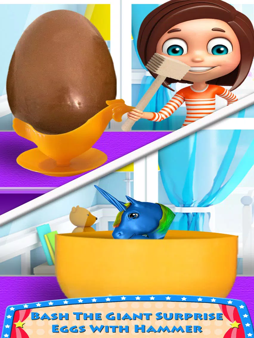 Rainbow Unicorn & Baby Boss Surprise Eggs Puzzle iPad Screenshots