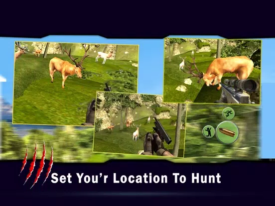 Deer Sniper Shooter 3D Wild Animal Hunt iPad 應用截圖