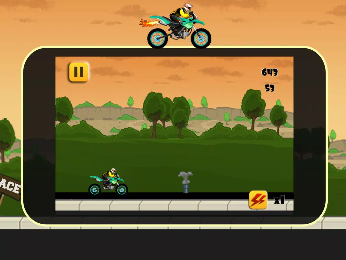 A Extreme Dirt Bike Race - Cool Racing Derby Free iPad Screenshots