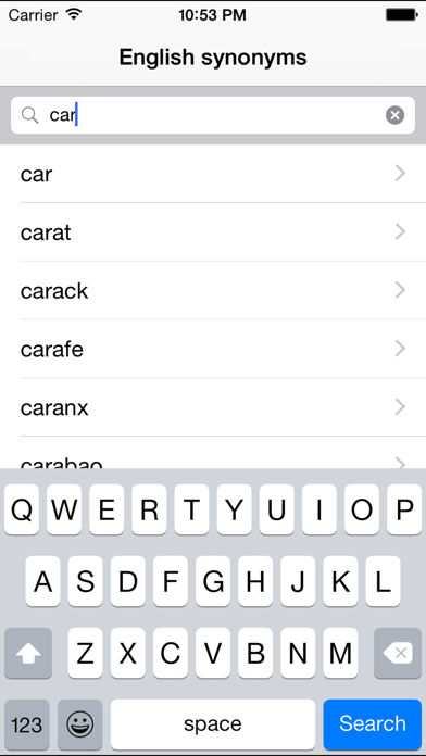 Synonyms En Screenshots