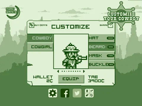 Screenshot di 2-bit Cowboy iPad 