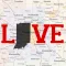 Love Indiana Stickers