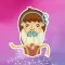Cute Christmas Girl Stickers Pack for iMessage