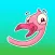 Funny Pink Flamingo Stickers Pack for iMessage