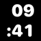 Big Digital Clock Widget